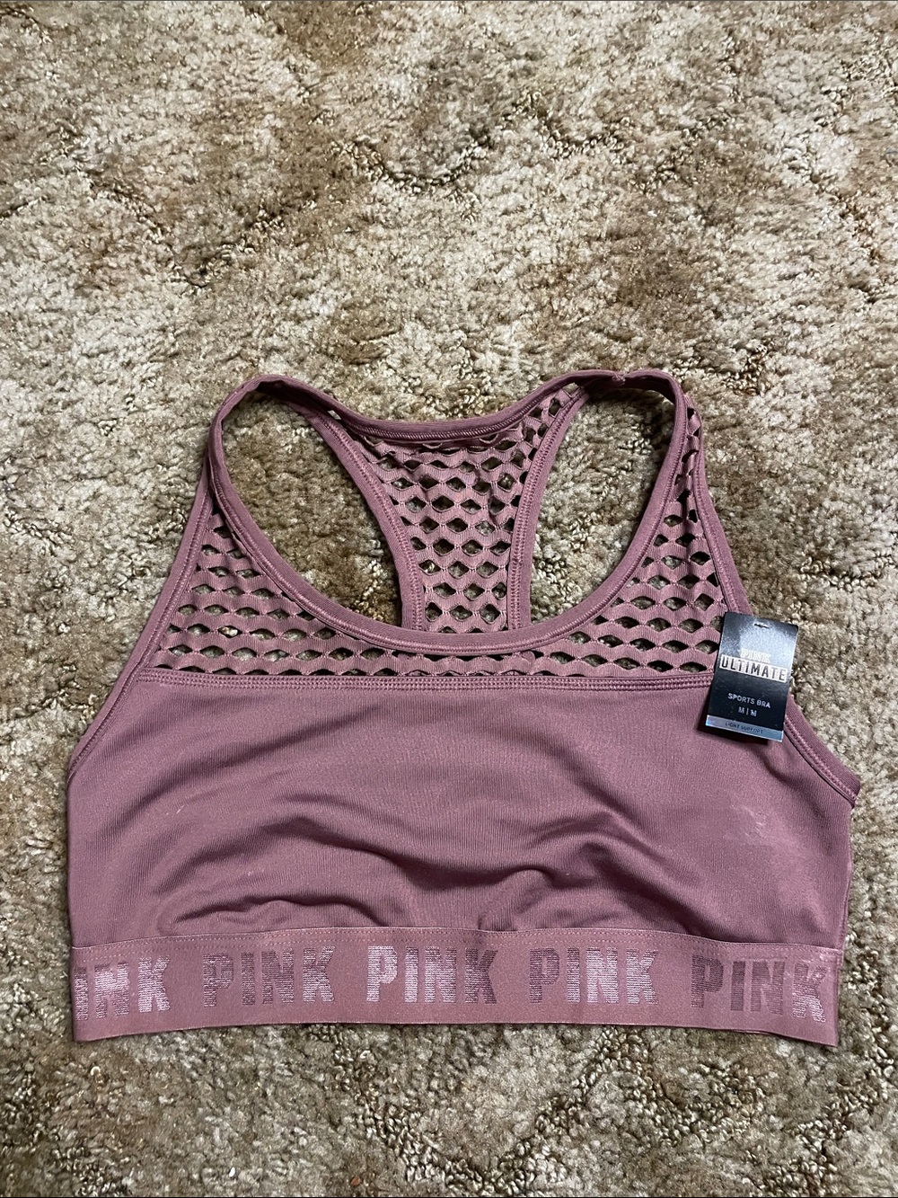 NWT PINK Victoria’s‎ Secret Sports Bra Size Medium